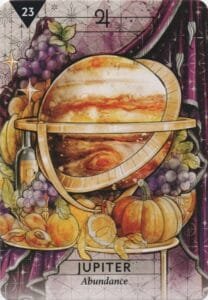 2-3-4 of Swords: Moon-Saturn-Jupiter in Libra Decans: Balanced Perspectives - 22 Jupiter - Abundance - StarCodes Astro Oracle