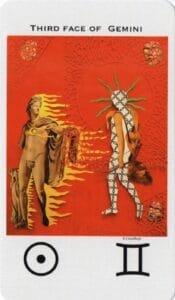 10 of Swords - Sun in Gemini - Overwhelming Mental Exhaustion - 1 Gemini 3 - Sun in Gemini - Picatrix Decans Deck