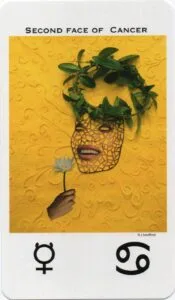 2-3-4 of Cups - Venus-Mercury-Moon in Cancer Decans - Exploring Emotional Security - 21 Cancer 2 - Mercury in Cancer - Picatrix Decans Deck