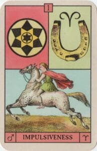 2 of Wands: Mars in Aries: The Adventure Begins - 1 Mars in Aries - Impulsiveness - Oracle of the Radiant Sun