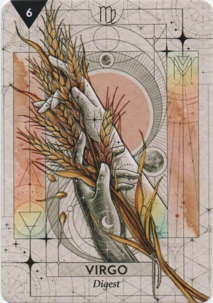 8-9-10 of Pentacles: Sun-Venus-Mercury in Virgo Decans: Discernment Materialized - 2 Virgo - Digest - StarCodes Astro Deck