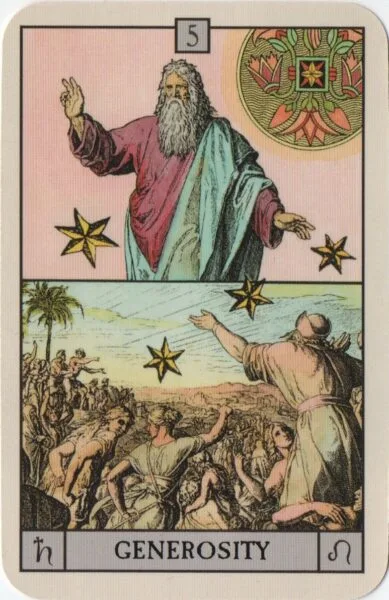 5-6-7 of Wands - Saturn-Jupiter-Mars in Leo Decans: Three Kings Breaking Cycles - 18 Saturn in Leo - Generosity - Oracle of the Radiant Sun