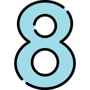 The number 8