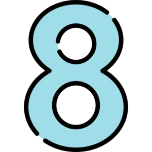 The number 8