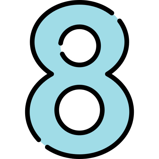 The number 8