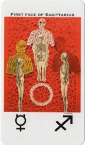 Sagittarius Decan 1 - Mercury in Sagittarius - Picatrix Decans Deck