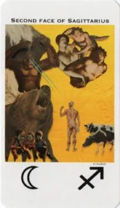 Sagittarius Decan 2 - Moon in Sagittarius - Picatrix Decans Deck