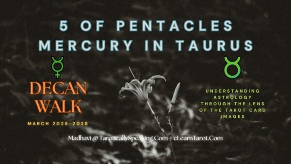 5 of Pentacles - Mercury in Taurus - Resisting Material Changes