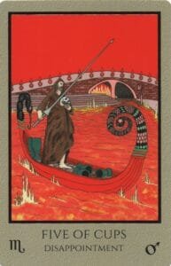 5 of Cups - Disappointment - Telos Tarot