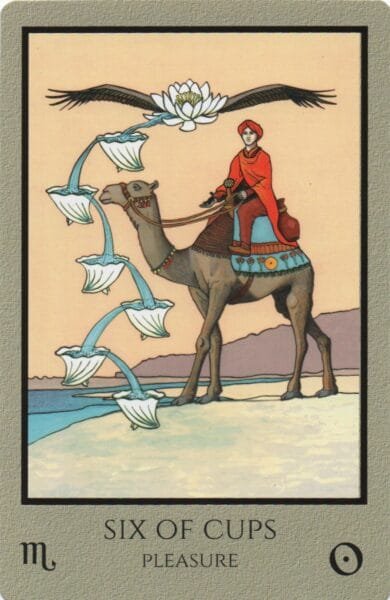 5-6-7 of Cups: Mars-Sun-Venus in Scorpio Decans: Murky Deep Dive - 29 6 of Cups - Pleasure - Telos Tarot