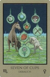 7 of Cups - Debauch - Telos Tarot