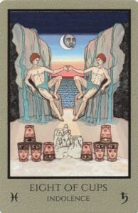 8 of Cups - Indolence - Telos Tarot