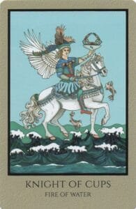 King of Swords - Fire of Water - Telos Tarot