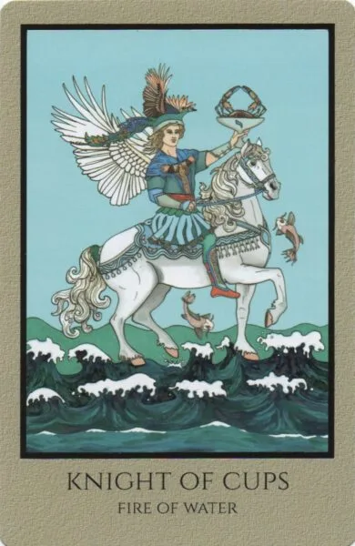 8-9-10 of Cups: Saturn-Jupiter-Mars in Pisces Decans: Dissolving Delusions and Detachment - 62 King of Swords - Fire of Water - Telos Tarot