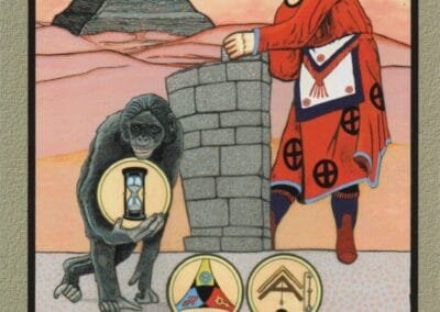 3 of Disks - Work - Telos Tarot