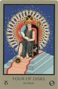 4 of Pentacles - Power - Telos Tarot