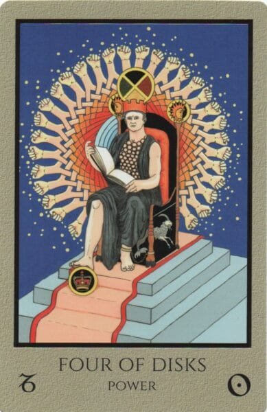 4 of Pentacles - Power - Telos Tarot