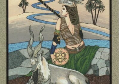 Queen of Pentacles - Water of Earth - Telos Tarot