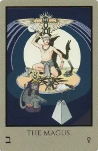 2-3-4 of Cups - Venus-Mercury-Moon in Cancer Decans - Exploring Emotional Security - 27 The Magus - Telos Tarot