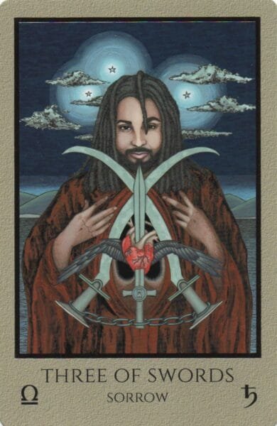 3 of Swords - Sorrow - Telos Tarot