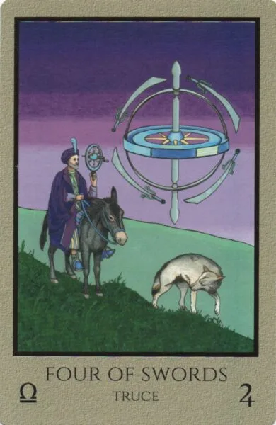 4 of Swords - Truce - Telos Tarot