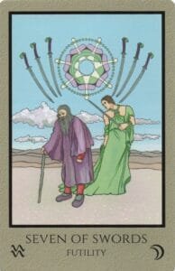 7 of Swords - Futility - Telos Tarot