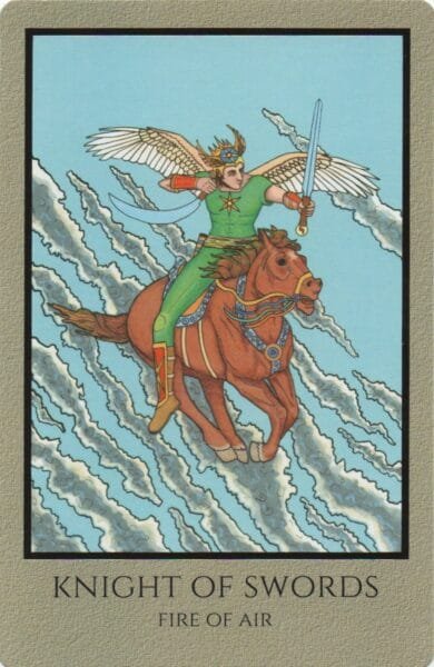 8 of Swords: Jupiter in Gemini: Disruption in Pattern Expansion - 32 King of Swords - Knight of Swords - Telos Tarot