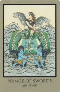 Prince of Swords - Air of Air - Telos Tarot
