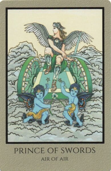 Prince of Swords - Air of Air - Telos Tarot