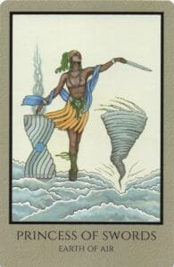 Princess of Swords - Telos Tarot