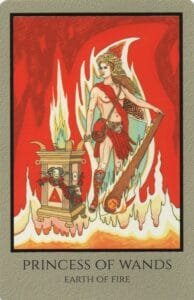 Princess of Wands - Telos Tarot