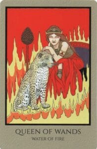 2 of Wands: Mars in Aries: The Adventure Begins - 29 Queen of Wands - Telos Tarot