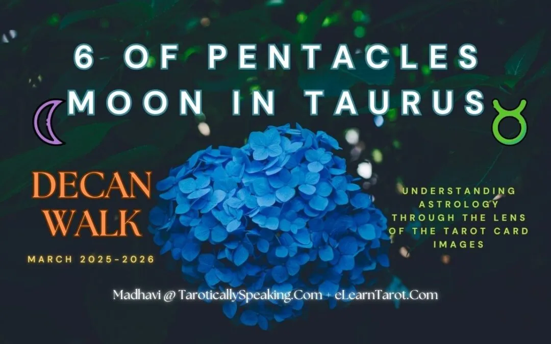 6 of Pentacles: Moon in Taurus: Manifesting Satisfaction