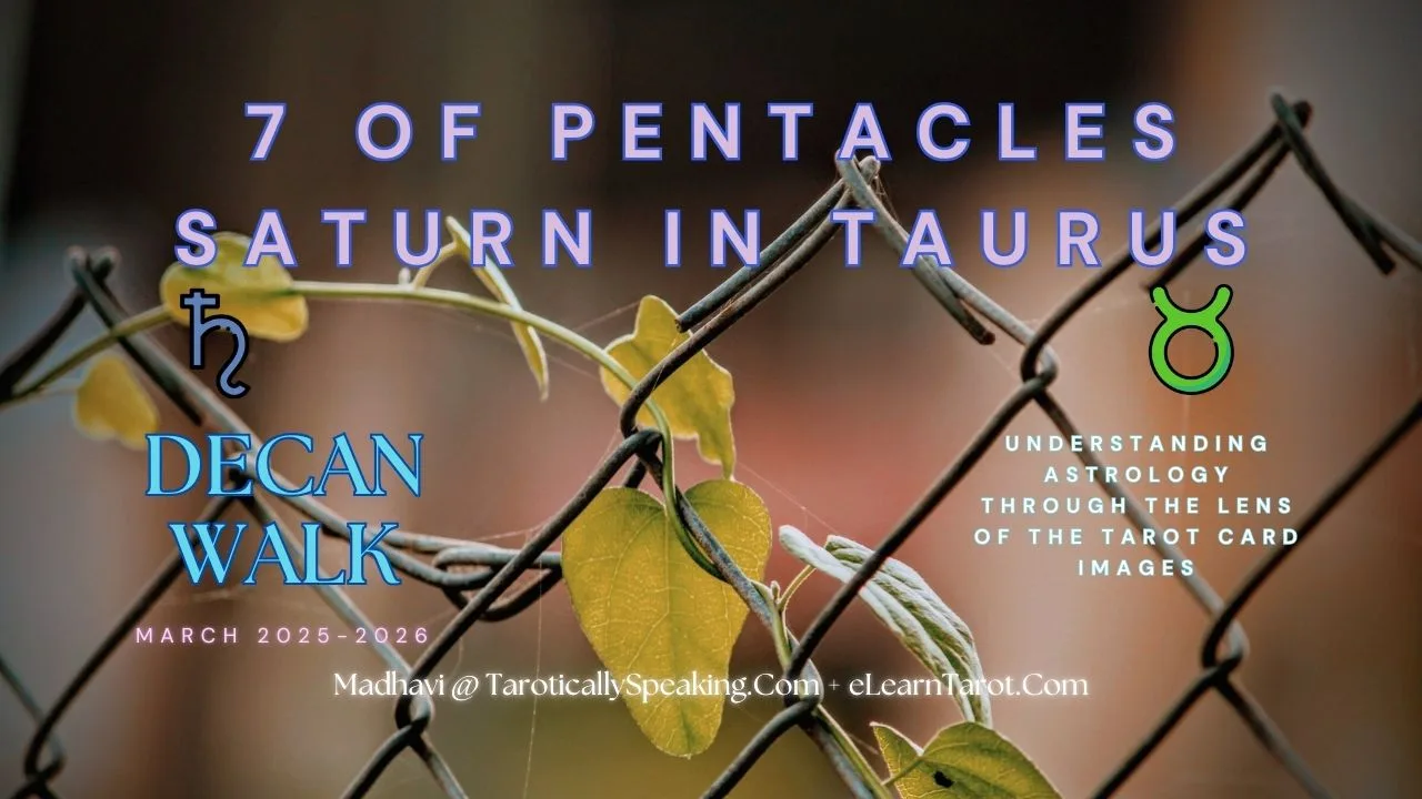 7 of Pentacles: Saturn in Taurus: Overthinking Creates Failure