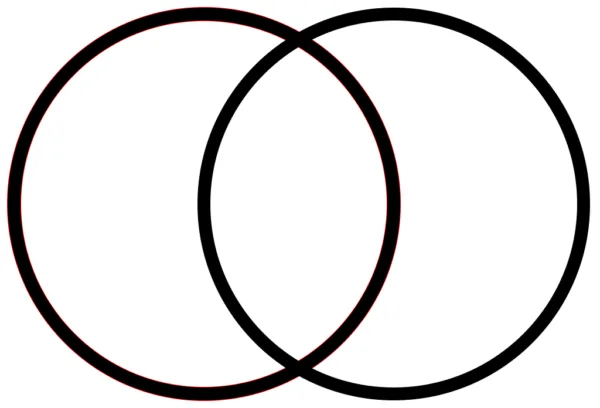 7 of Pentacles: Saturn in Taurus: Overthinking Creates Failure - 14 Vesica Piscis - Basic Shape