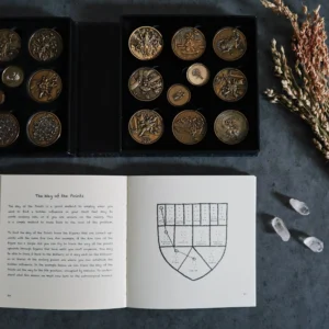 Geomantic Visions by James R. Eads - Set of Coins with the Geomantic Shield