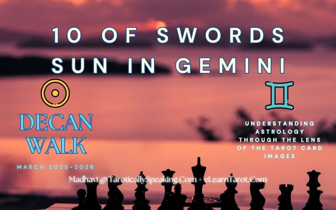10 of Swords – Sun in Gemini – Overwhelming Mental Exhaustion
