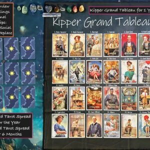 Annual / Semi-Annual Grand Tableau Reading - Kipper + Tarot Reading + Oracle Card