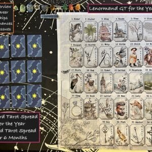 Annual / Semi-Annual Grand Tableau Reading - Lenormand + Tarot Reading + Oracle Card