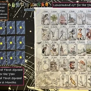 Annual / Semi-Annual Grand Tableau Reading - Lenormand + Tarot Reading + Oracle Card