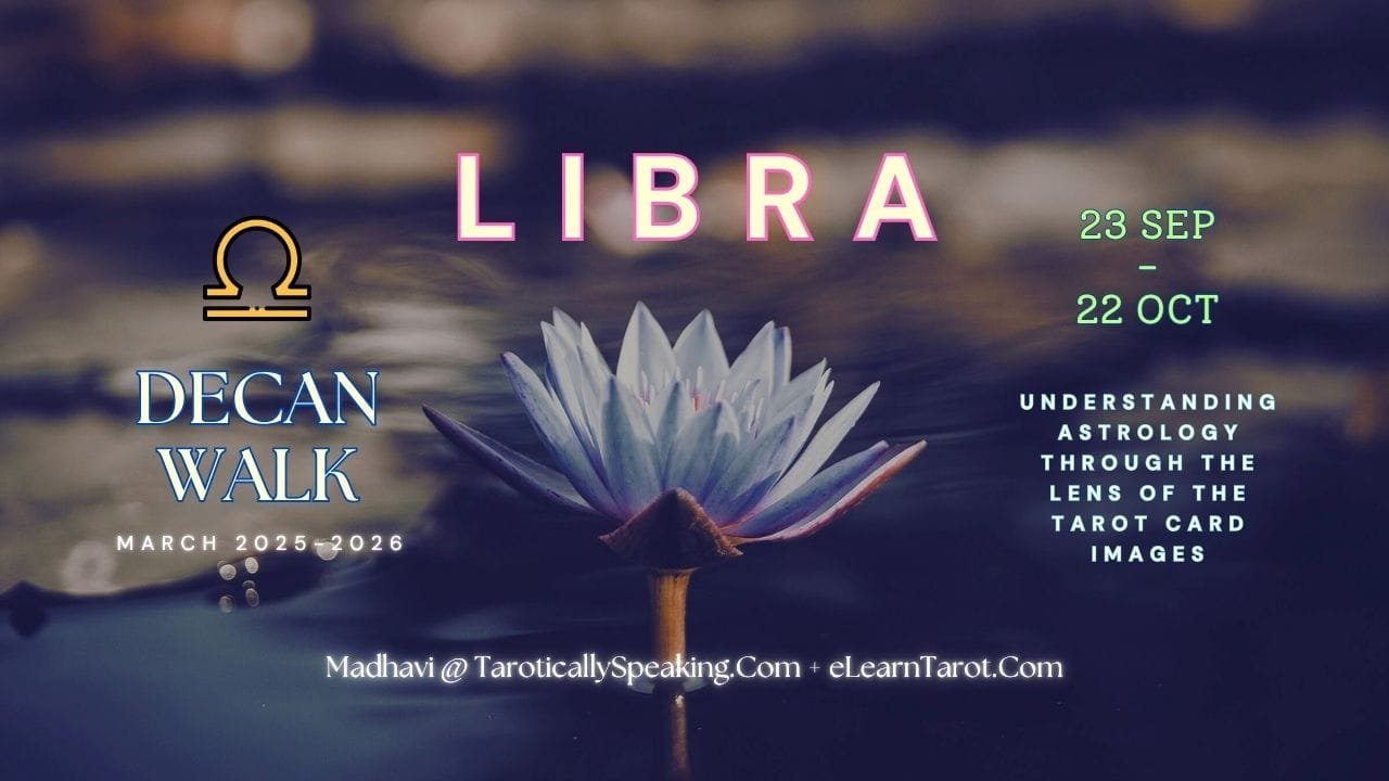 2-3-4 of Swords: Moon-Saturn-Jupiter in Libra Decans: Balanced Perspectives