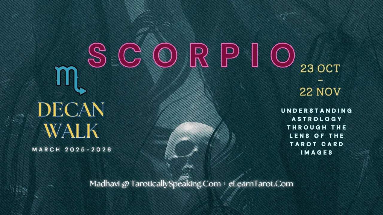 5-6-7 of Cups: Mars-Sun-Venus in Scorpio Decans: Murky Deep Dive