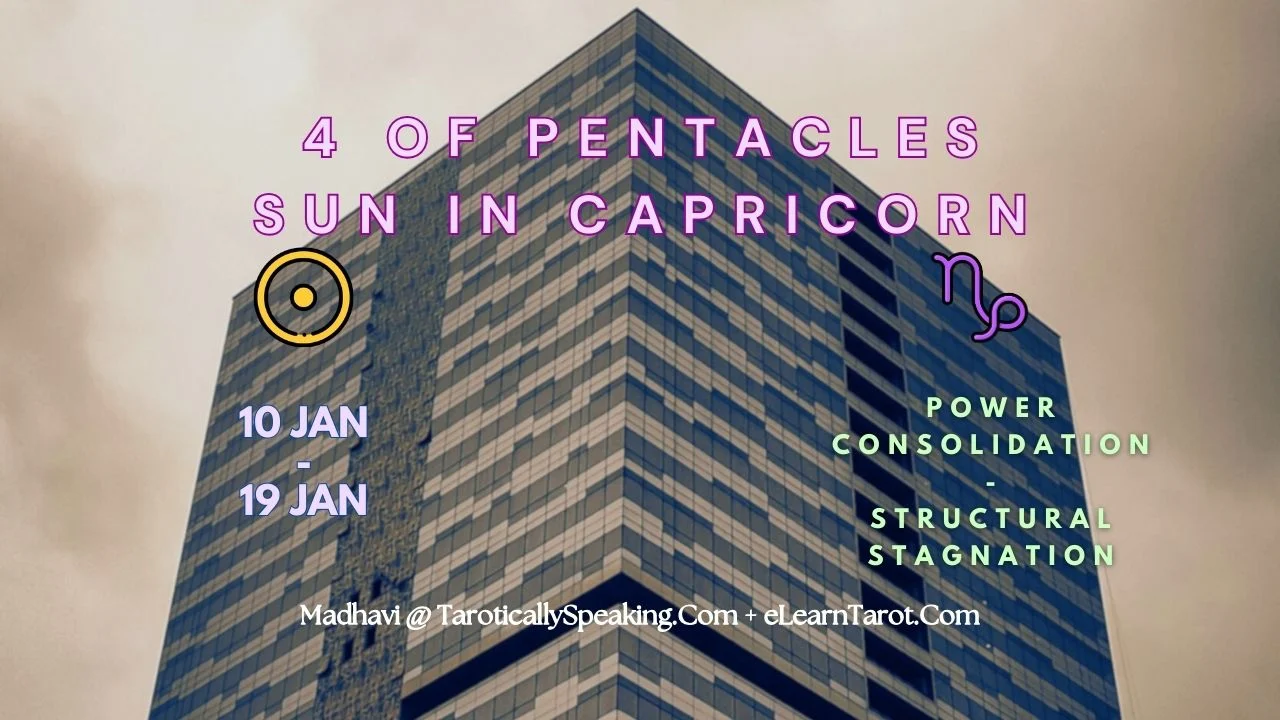 Capricorn Decans 3 - Sun in Capricorn - Power Consolidation - Structural Stagnation