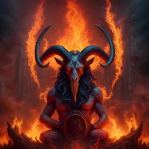ai generated, devil, demon, monster, baphomet, satan, evil, hell, lucifer, horns, apocalypse, satan, satan, satan, satan, satan