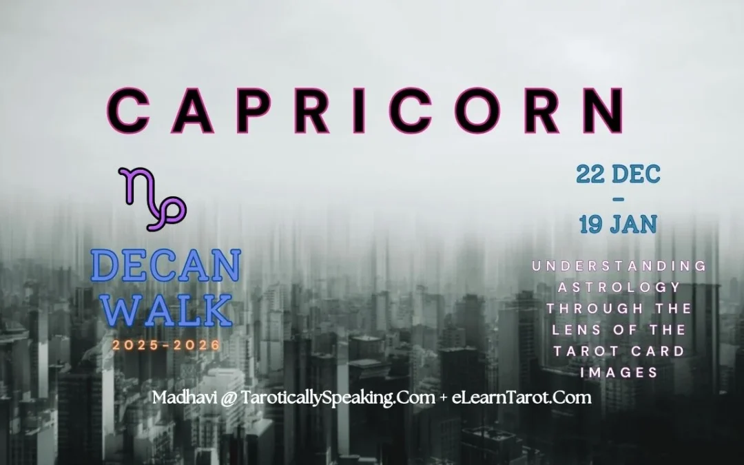 2-3-4 of Pentacles: Jupiter-Mars-Sun in Capricorn Decans: Material Structure of Desire