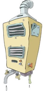 Water Heater Drawing