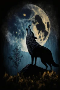 moon, moonlight, predator, wilderness, wolf, werewolf, night, ai generated, wolf, werewolf, werewolf, werewolf, werewolf, werewolf