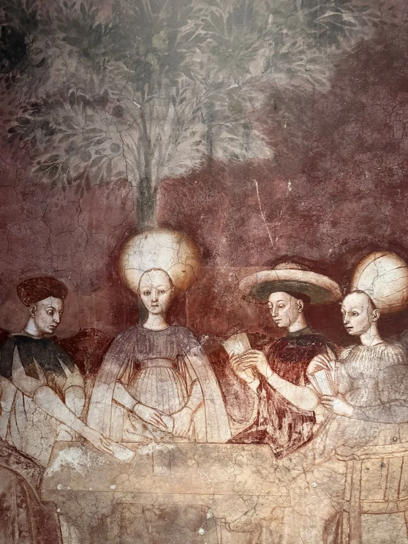 Card Players from the Palazzo Borromeo Frescoes, Milan