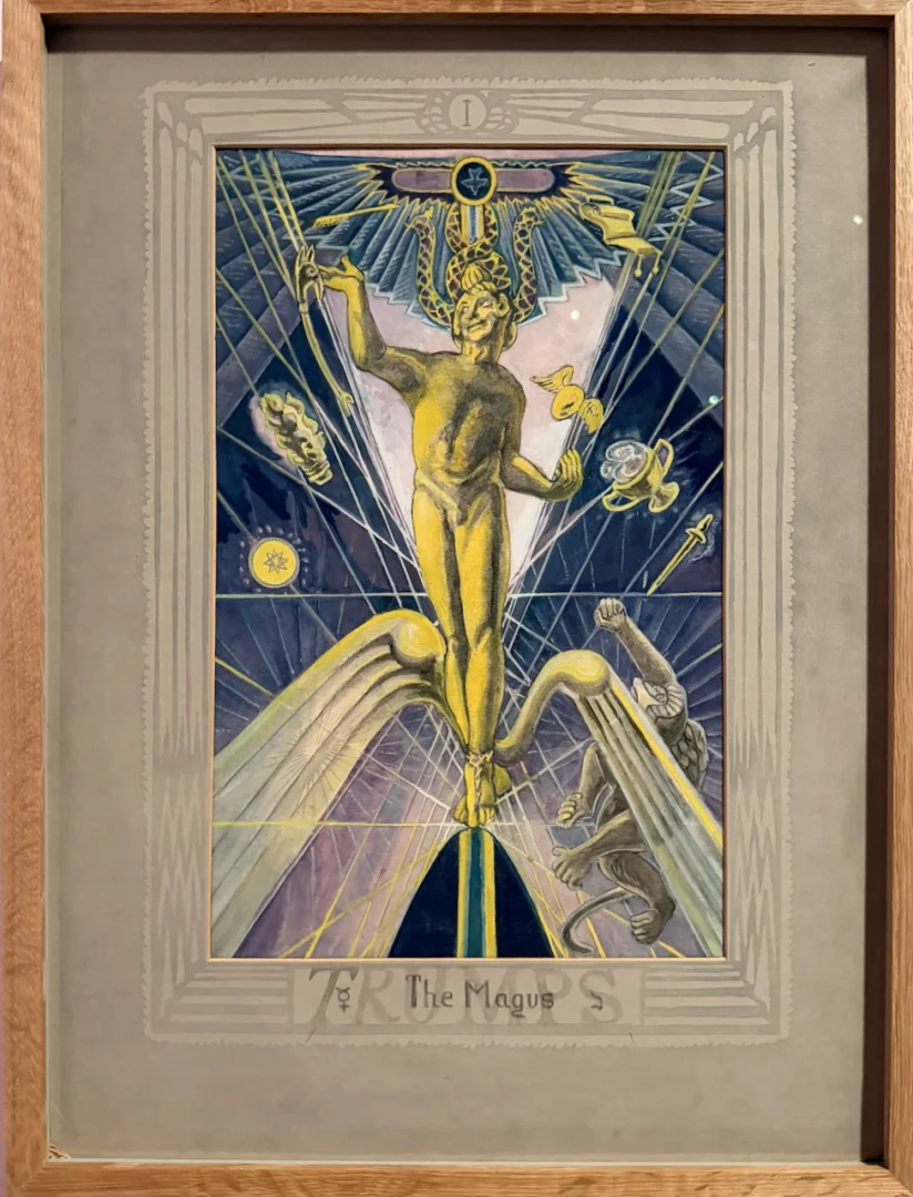 The Magus from the Thoth Tarot - Original Painting by Lady Freida Harris