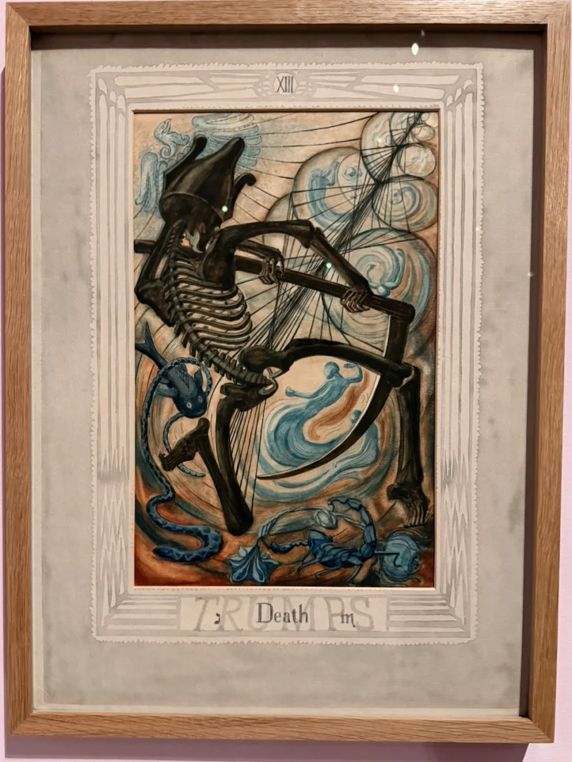 Death from the Thoth Tarot - Original Painting by Lady Freida Harris